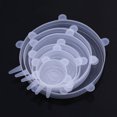 thumbnail image 1 of Couvercle de Bol Extensible 6 Pcs en Silicone pour Conservation Universelle, 1 of 5