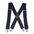 thumbnail image 2 of Heavy Duty Clip Suspenders for Men Men s Adjustable X Back Mens Suspenders Straps with Clips, 2 of 8