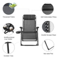 thumbnail image 4 of Topcobe Oversize Lounge Chair with Cup Holder of Heavy Duty for Outdoor, Outdoor Patio Furniture, Black, 4 of 5