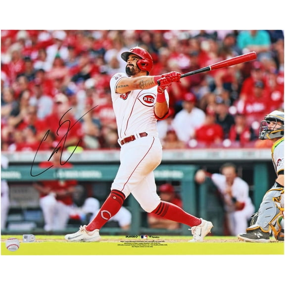 Christian Encarnacion-Strand Cincinnati Reds Autographed 16" x 20" Hitting Photograph - Fanatics Authentic Certified