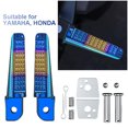 thumbnail image 4 of Reposapiés Trasero Con Clavija para Motocicleta 1 Par HONDA (dorado) Azul, 4 of 9