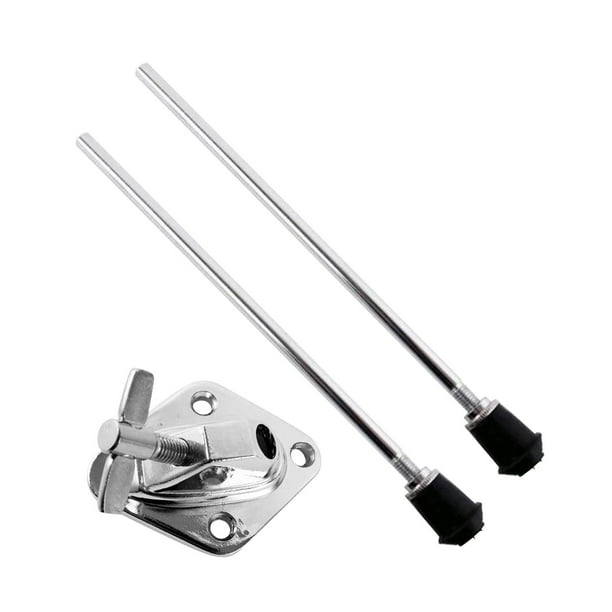 Patas de bombo, piezas de metal para instrumentos de percusión, accesorio antideslizante. 1 juego