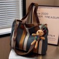 thumbnail image 2 of Shoulder Bag for Women Large Capacity Striped Fashion Handbag Casual Messenger Crossbody Bag with Adjustable Daily Use, 2 of 5