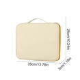 thumbnail image 3 of JilgTeok 3 Packs Sleeve Bag for 14in Tablet PC Laptop with Multi-layer Efficient Storage Compact Electronics Organizer Pouch for Business Travel Lightweight for Men and Women Clearance, 3 of 6