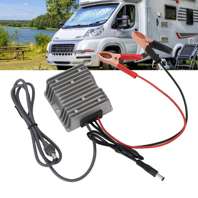Convertisseur de Puissance 12V à 24V, Boîtier en Alliage d'Aluminium pour Camion RV