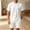 White, variant on Cruise Outfits for Men T Shirts for Man and Mens Casual Pants Solid Color Short Sleeve Crew Neck Summer Regular Fit Oversized Jogging Tracksuit Men S-XXL
