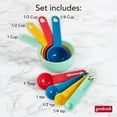 thumbnail image 4 of GoodCook Pro Measuring Cups And Spoons, Set Of 8 Nesting With Storage Ring, 4 of 17