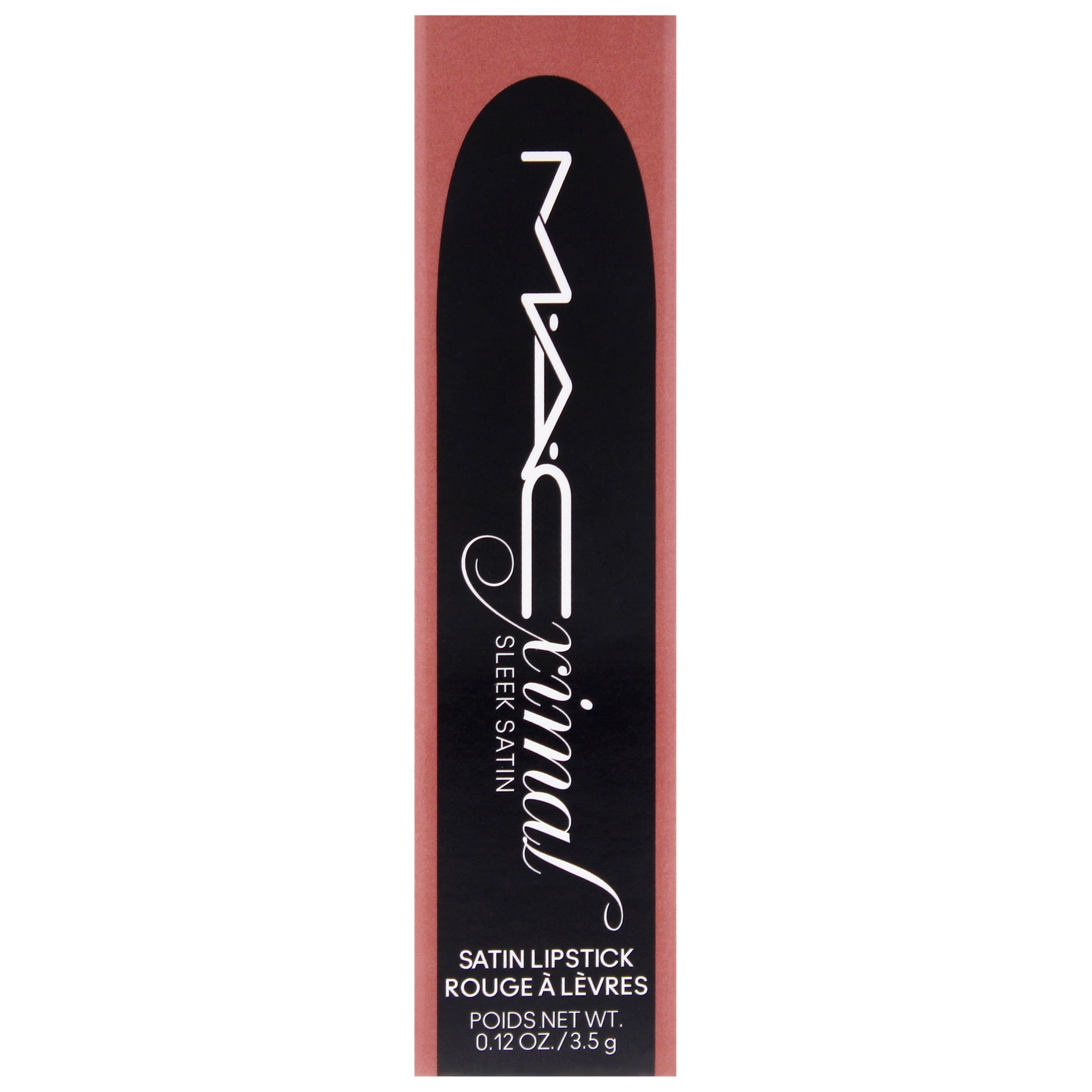 Macximal Satin Lipstick - 835 Modesty by MAC for Women - 0.12 oz Lipstick