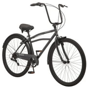 Schwinn Midway cruiser bike, 29-inch wheels, 7 speeds, men's frame, black