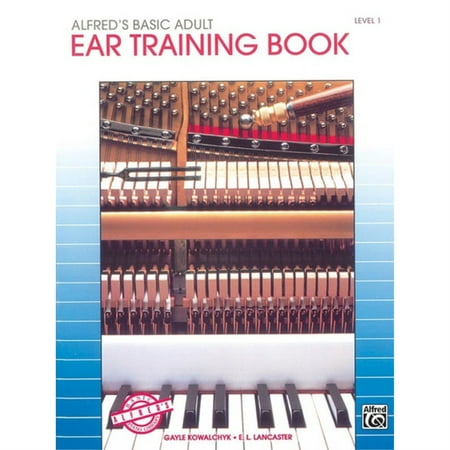Alfred 00-5732 Basic Adult Piano Course- Ear Training Book 1 - Music