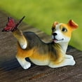 thumbnail image 1 of Estatua moderna de mariposa para perro, escultura de Animal Artware, perro de resina que juega con mariposa para decoración de , perfecl Cachorro estatua, 1 of 7