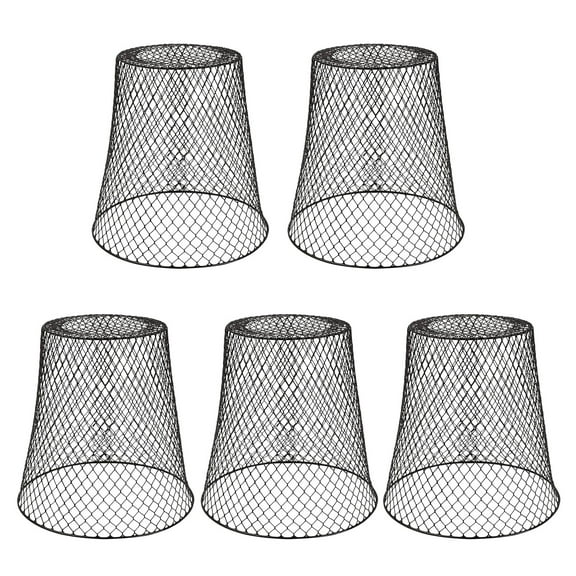HomeLife 5Pcs Garden Cloches Mesh Plant Cages Rustproof Corrosion Resistant High Strength Easy Installation Chicken Wire Cloches Plant Covers