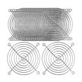 thumbnail image 2 of 20 piezas rejillas de ventilador de refrigeración protectores de dedos de Metal, fácil de instalar duradero, Protector de rejilla de protección de 15cm, 2 of 8