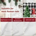 thumbnail image 7 of Valances for Windows Christmas Gnome Rod Pocket Cafe Window Treatments Valance Curtains for Kitchen Bathroom Laundry Basement Windows 42"x12", 7 of 7