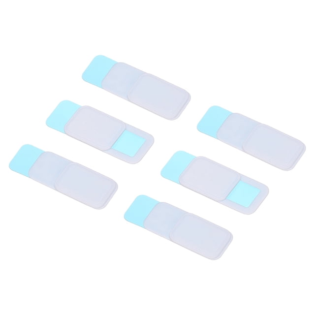 Uxcell 6Pcs Computer Camera Cover Slide, (0.039" Thickness, White), Ultra-Thin Laptop Camera Blocker Protecting Privacy Security for Various Tablet/Desktop/Smartphone/PC Accessory