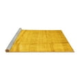 thumbnail image 2 of Ahgly Company Machine Washable Indoor Rectangle Abstract Yellow Contemporary Area Rugs, 7' x 9', 2 of 4
