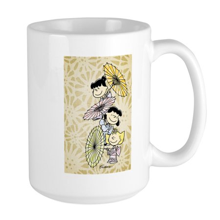 

CafePress - Umbrella Girls Large Mug - 15 oz Ceramic Large Mug