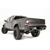 Fab Fours TT12-E1651-1 Vengeance Rear Bumper; 2 Stage Black Powder Coated; Fits select: 2012-2015 TOYOTA TACOMA