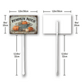 thumbnail image 6 of Eveokoki Fall Decorations for Home Outdoor, 12"x8" Decorative Garden Stakes with Pumpkin Patch Sign Fall Decor, Metal Yard Sign for Outside Garden Yard Lawn Patio Backyard Porch Decorations, 6 of 6