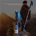 thumbnail image 3 of Soidarity Bastones de senderismo, bastones plegables para escalar, bastones impermeables para senderismo, bastones gruesos, bastones ajustables portátiles Escalada Azul Soidarity OD016996-02, 3 of 6