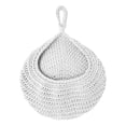 thumbnail image 1 of Cesta Colgante Tejida a Mano para Almacenar Frutas, Bolsa de Red Tejida, Nidos de Pájaros, Nidos de Pájaros, Bolsa de Red para Almacenar Frutas En Forma de Lágrima, 1 of 6