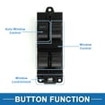 thumbnail image 3 of Interruptor de ventana eléctrica Unique Bargains No.BL4E66350AL2 Lado del conductor delantero izquierdo Control de ventana para Mazda 6 2003-2012 Negro, 3 of 7