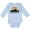 AE-Light Blue, variant on Inktastic Corpus Christi Texas Skyline Retro Boys or Girls Long Sleeve Baby Bodysuit