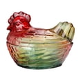 thumbnail image 1 of Large Crystal Glass Candy Jar,Handcrafted Decorative Glass Jar,Multicolor Candy Storage Container,Sealed Lid Preserving Freshness,Home Tabletop Ornament,Elegant Kitchen Organizer,Gift Jar, 1 of 6