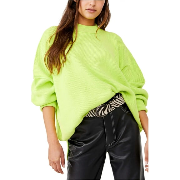 Free People Easy Street Tunic In Acid Lime