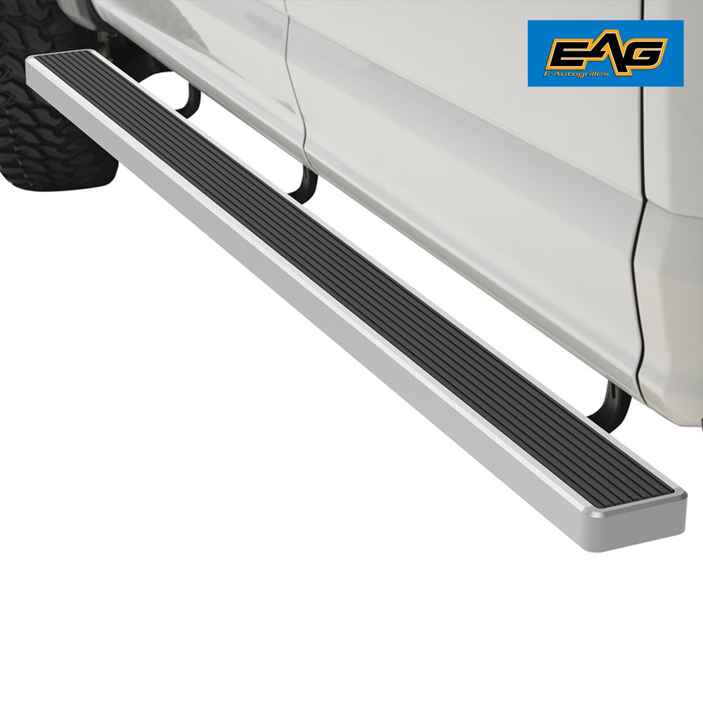 EAG 6" Running Boards and Brackets in Chrome fits 9915 Chevy