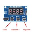 thumbnail image 4 of Kit de módulo de sensor de peso HX711, sensor de peso de celda de carga digital, módulo A/D, báscula de 5 kg, báscula Dis verde plata, verde plata, 4 of 5
