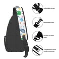 thumbnail image 4 of Sling Bag for Men, Funny Cute Parrot Flower Letters Fanny Pack Crossbody Bags Shoulder Chest Bag, Small Gym Bag Anti Theft Crossbody Backpack Daypack for Travel Sports Running Hiking, 4 of 7