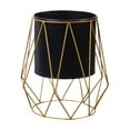 thumbnail image 3 of Metal Planter Stand Flower Holder Decorative Wrought Iron Props Flowerpot Holder geometric black, 3 of 8