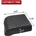 thumbnail image 4 of KBH Center Console Cover for 2015-2020 Ford F150, 2017-2022 F250 F350 F450 F550, 2018-2024 Expedition Accessories, PU Leather Armrest Cover Protector (Bucket Seat Only), 4 of 7