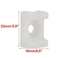 thumbnail image 5 of Uxcell Hogar 100Pcs Montaje de correa de cable tipo silla de 9mm Blanco, 5 of 5
