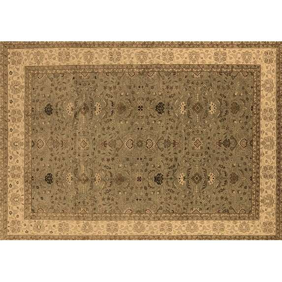 Ahgly Company Indoor Rectangle Oriental Brown Traditional Area Rugs, 4' x 6'
