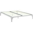 thumbnail image 2 of Modway Ollie Modern Sturdy Powder Coated Steel Full Bed Frame in Silver, 2 of 5