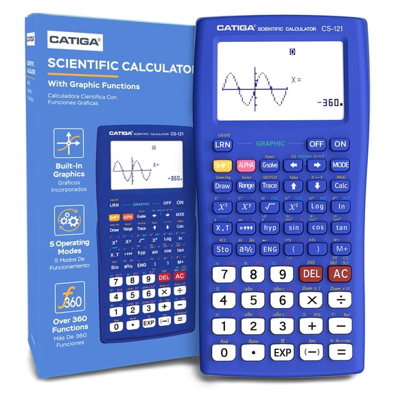 Calculadora científica CATIGA con funciones gráficas