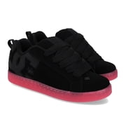 DC Shoes Women's COURT GRAFFIK Skate Shoe Black/Pink - DC02894001-BLK