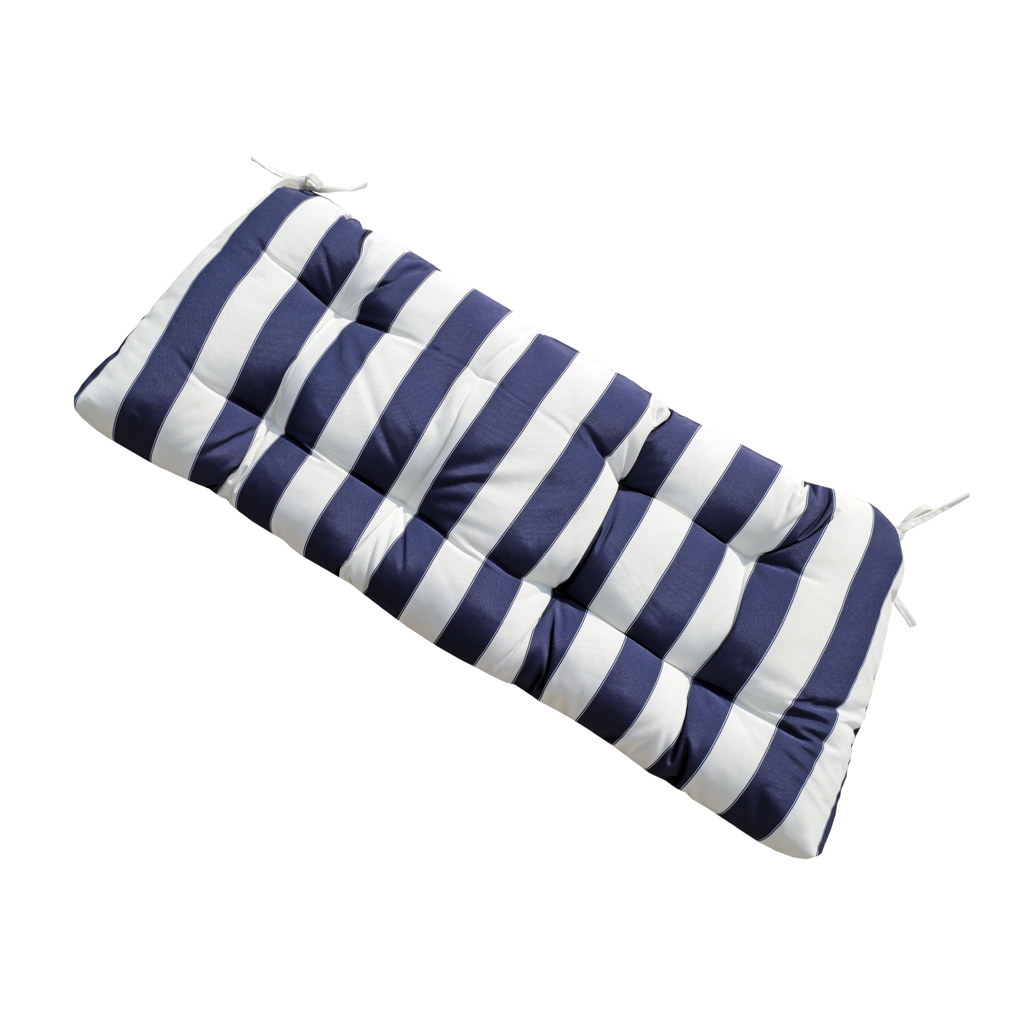 Catalina Navy Rectangular Outdoor Throw Pillow