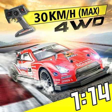 1:14 High Speed Drive Drift RC 4WD Car Remote Control Vehicle USB Charging Toy Gift for Kids Children 6 (Best Electric Rc Drift Car)