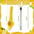 thumbnail image 2 of Straw Puncher Lemon Squeezer Set Straw Hole Puncher for Plastic Lids Lemonade Hand Juicer Lemon for Squeezed Fresh Lemonade Stand Supplies Cafe Drinks Container, 2 of 5