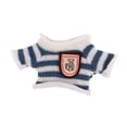 thumbnail image 2 of Ropa para muñecas de 7 pulgadas para niños, crea tu propio atuendo para muñecas, divertido suéter para muñecas. Rayas azules, 2 of 7