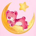 thumbnail image 3 of CafePress - Pink Sleepy Teddy On Moon Kids T Shirt - Light T-Shirt Kids XS-XL, 3 of 4