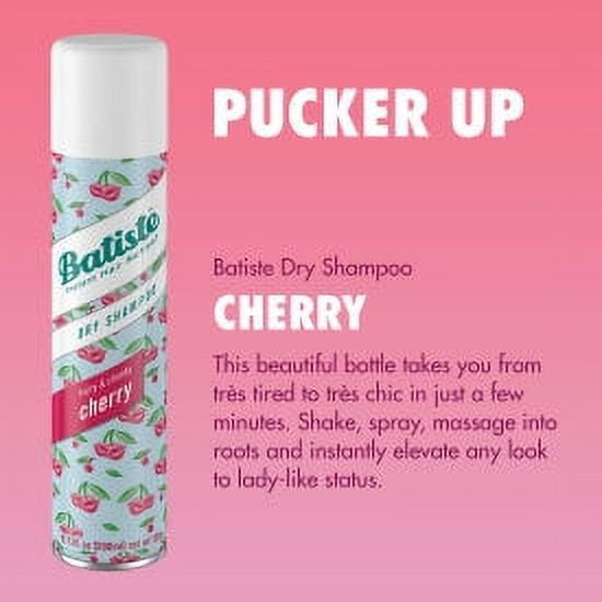 Batiste Dry Shampoo Cherry (4 pack) 6.73 oz / 200 ml EACH Bottle