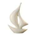thumbnail image 3 of GUOOL Sailing Boat Statue Collectable Birthday Gift Desktop Sailing Ship Sculpture white, 3 of 9