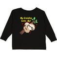 thumbnail image 3 of Inktastic My Grandma Loves Me Sloth Boys or Girls Long Sleeve Toddler T-Shirt, 3 of 5