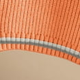 thumbnail image 3 of Spazoro Toddler Girls Sweaters, Knitted Cotton Crew Neck Long Sleeve Fall Winter Pullover Tops for Kids Girls Boys Orange Size 3 T, 3 of 6