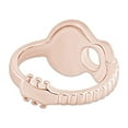 thumbnail image 4 of AFFY 14k Rose Gold Plated Sterling Silver Music Acoustic Guitar Ring for Mens or womens Ring Size-12, 4 of 6