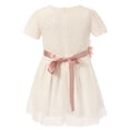 thumbnail image 2 of Richie House Little Girls White Lace Top Flower Special Occasion Dress 5/6, 2 of 2